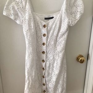 Abercrombie White Lace Dress